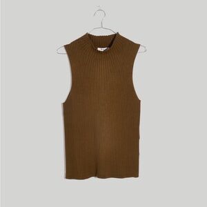 NWOT! Madewell pearson mockneck Sweater Tank